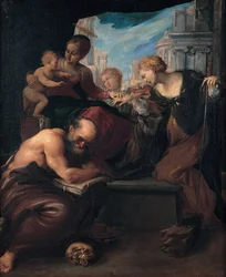 Le mariage mystique de Sainte Catherine, 1595-1599