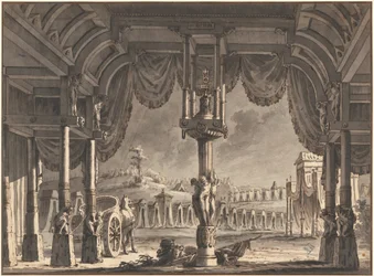 Décor de scène d
