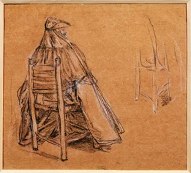 Italie, Venise, Gentilhomme masqué (Gentiluomo con bautta) par Pietro Longhi