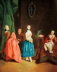 Dame chez la couturière