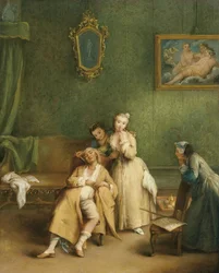 Le Chatouillement, vers 1755