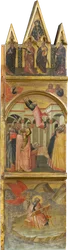 Der heilige Johannes der Evangelist auf Patmos, seine Himmelfahrt