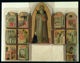 Scènes de la vie de la bienheureuse Humilité, c.1341 (détail)