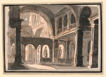 Décor de scène, intérieur d