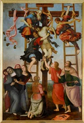 Dépôt (peinture sur bois)