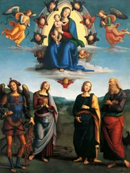 Madone en gloire, vers 1500-1501