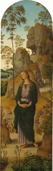 La Crucifixion avec la Vierge, Saint Jean, Saint Jérôme et Sainte Marie-Madeleine [panneau droit]