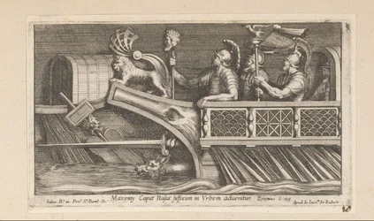 Soldats dans un bateau