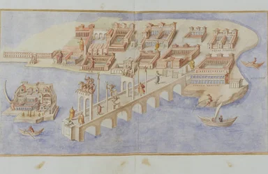 MS Gen 1496 Scène de port, 1674