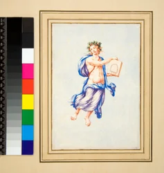 Figure masculine flottante