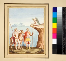 Deux figures et un sphinx