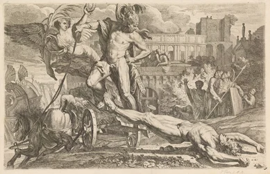 Achille traînant le corps d