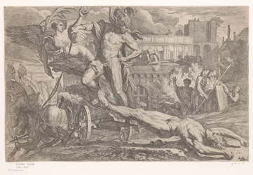 Achille avec le corps d