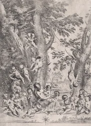 Le jardin de la charité, vers 1631-1637