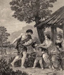 Romulus et Remus. Gravure d
