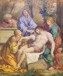 Pietà avec la Madone, Saint Jean-Baptiste, Sainte Marie-Madeleine et Nicodème