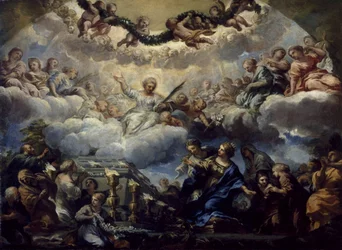 La vision de sainte Constantia devant le tombeau des saintes Agnès et Émérentienne