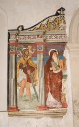Église Saint-Pierre-et-Saint-Paul, Valvasone, Frioul, Italie (fresque)