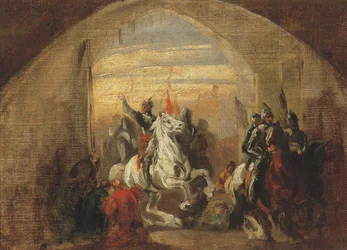 Boleslaw Ier Chrobry entrant dans Kiev conquise, c. 1837