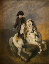 Napoléon sur un cheval gris