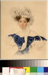 Portrait de la comtesse Varvara Golitsyna née Rumyantseva Kalgulska