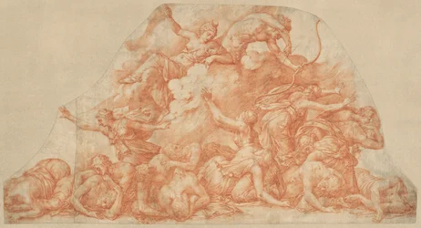 Diane et Apollon massacrant les enfants de Niobé