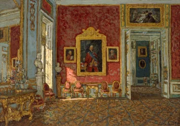Le salon violet au château de Kuskovo