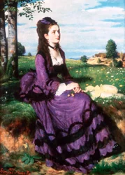 Dame en violet, 1874