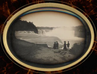 Scène aux chutes du Niagara