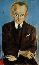 Portrait de Paul Fechter 1880-1958, 1925