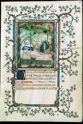 Nativité. Extrait des Petites heures du Duc de Berry ...