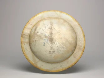 Plat en majolique, Apollon tuant les fils de Niobé