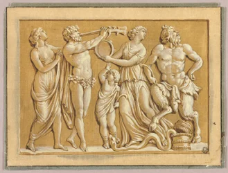 Satyre, faune et nymphes