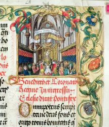 Couronnement de la reine de Pologne, tiré du Pontifical de l