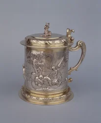 Chope avec scènes de la vie du prophète Élie