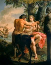 Achille et le Centaure Chiron