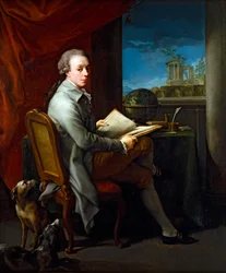 Paire de portraits, gentleman