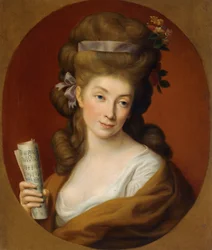 Portrait de la noble polonaise Izabela Lubomirska