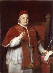 Portrait du pape Clément XIII 1693-1769, 1760