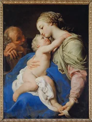 La Sainte Famille (peinture sur toile)