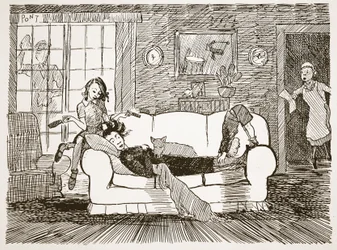 Une demi-heure de repos après les repas, illustration de 
