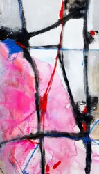 Abstraction rose dynamique