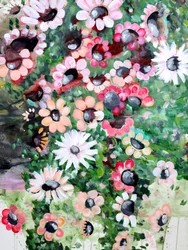Fleurs éclatantes du jardin