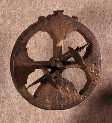 Un astrolabe, instrument de mesure astronomique utilisé par les navigateurs. Fabriqué au Portugal. 1648.