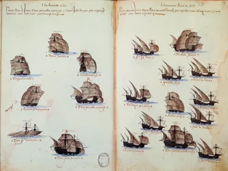 Page de manuscrit : Mémoires des armadas du Portugal sous le roi Manuel I