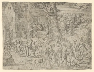 La foire du village, 1549