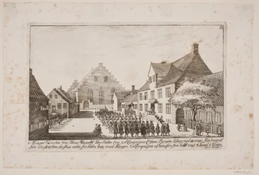 Quartier de Frédéric V lors de la visite à Korsør