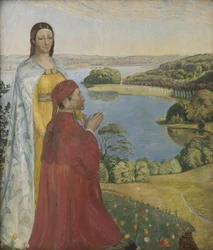 Dante et Béatrice au Paradis