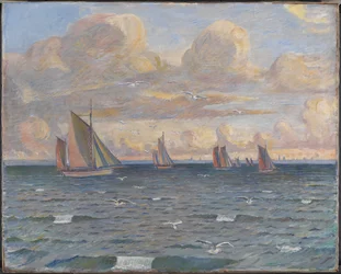 Navires dans le détroit
