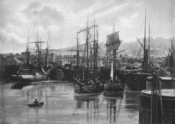 Les Docks, Whitehaven, vers 1896